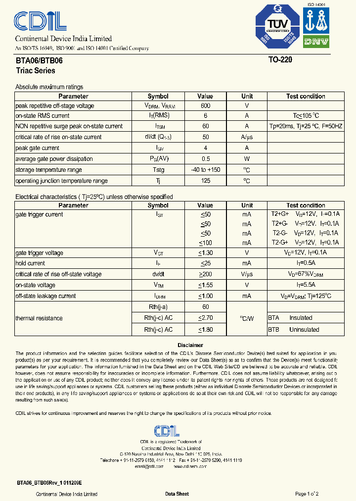 BTB06_7824653.PDF Datasheet