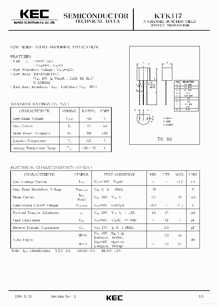 KTK117_7765311.PDF Datasheet