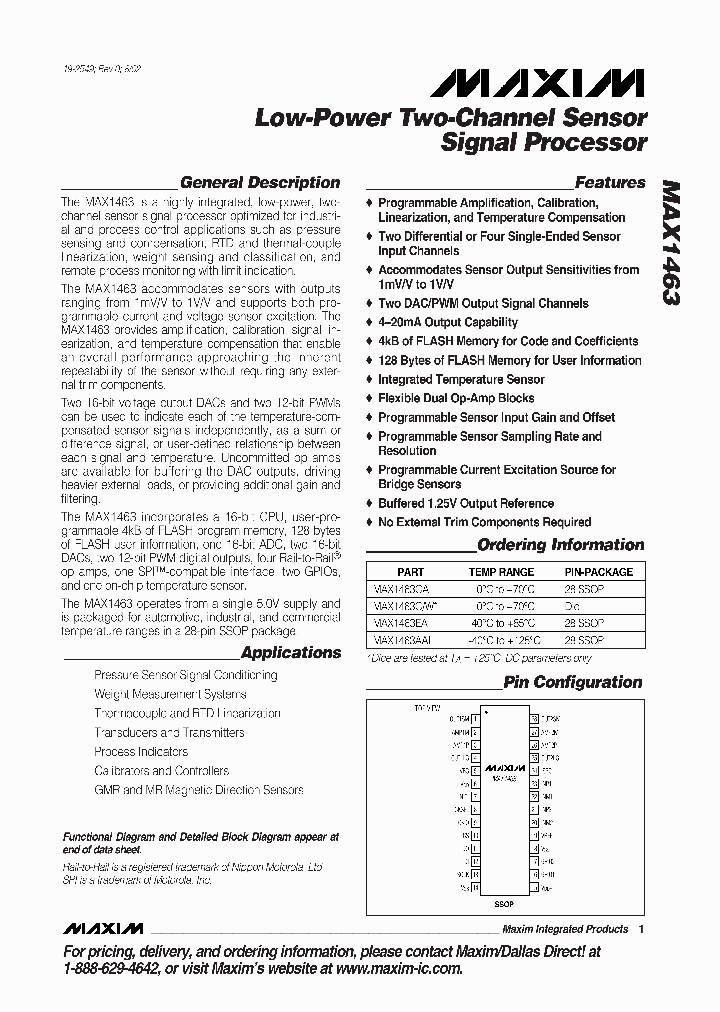 MAX1463_7852989.PDF Datasheet