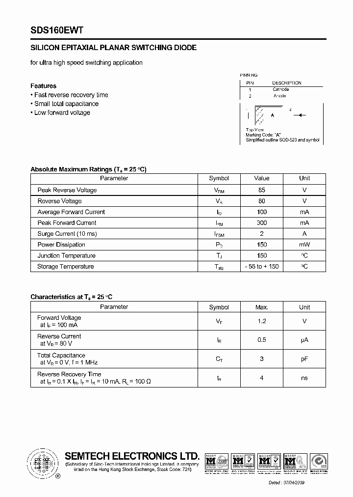 SDS160EWT_7857619.PDF Datasheet