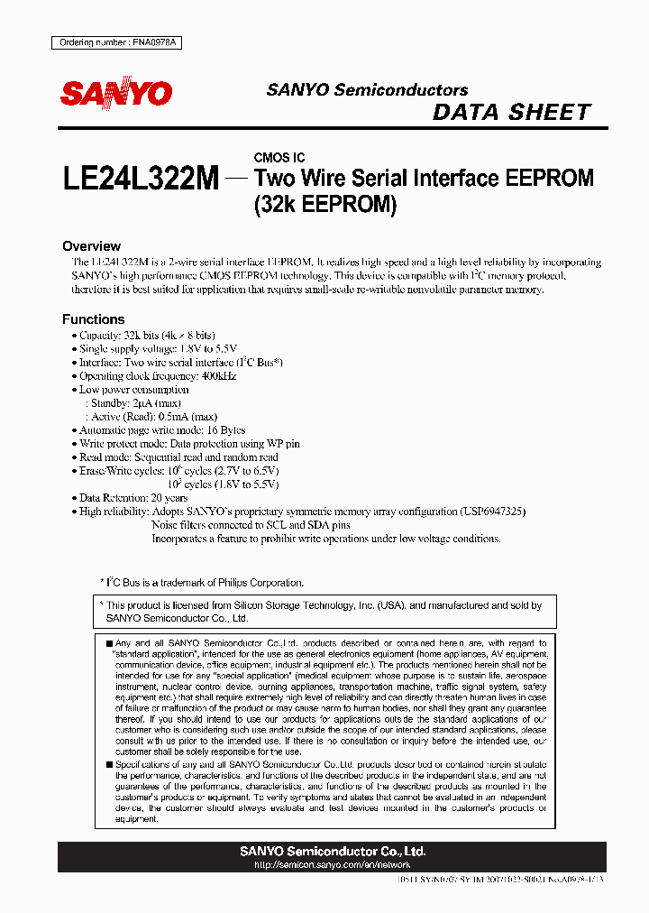 LE24L322M_7865541.PDF Datasheet