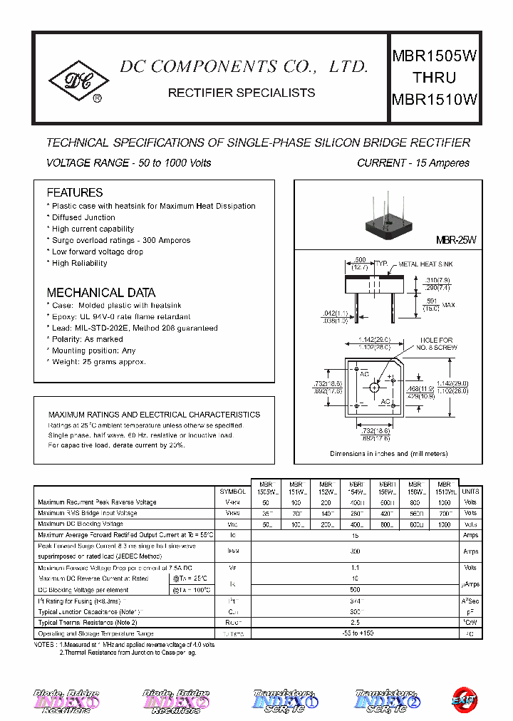 MBR154W_7868153.PDF Datasheet