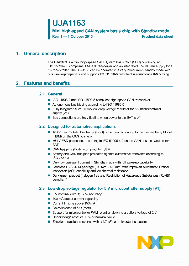 UJA1163_7768590.PDF Datasheet