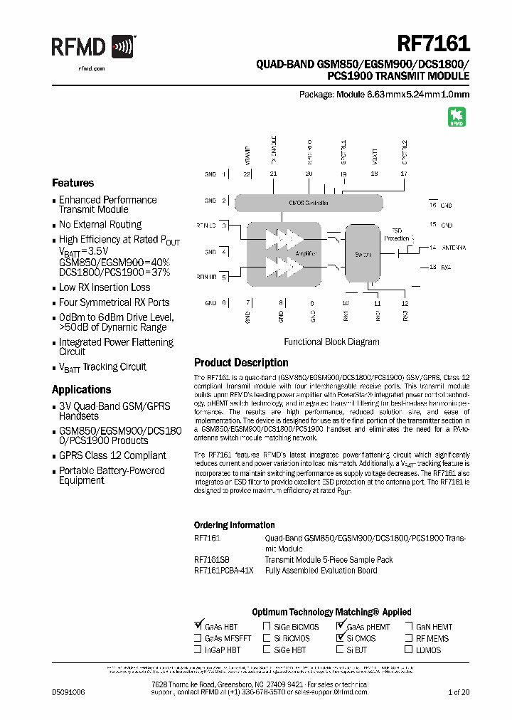 RF7161TR13_7823955.PDF Datasheet