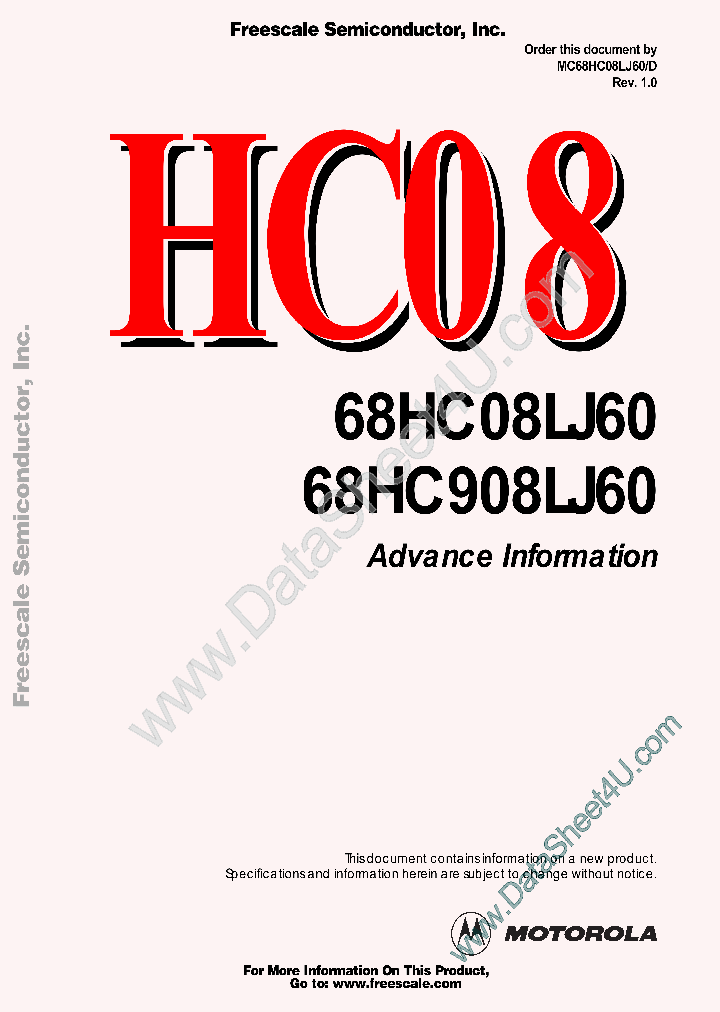 MC68HC908LJ60_7770557.PDF Datasheet