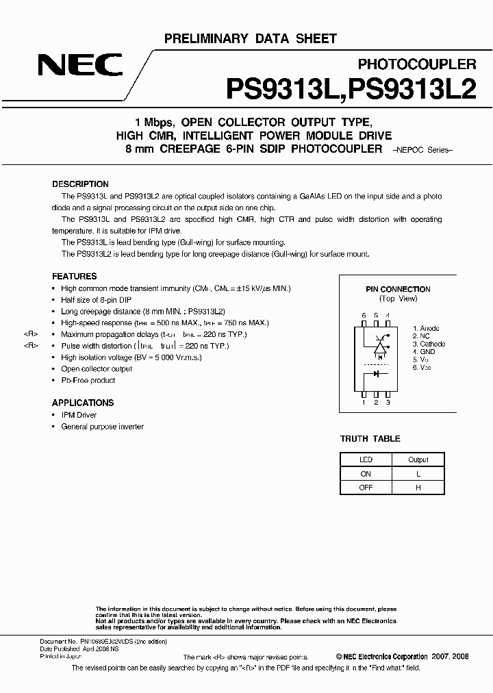 PS9313L_7825650.PDF Datasheet