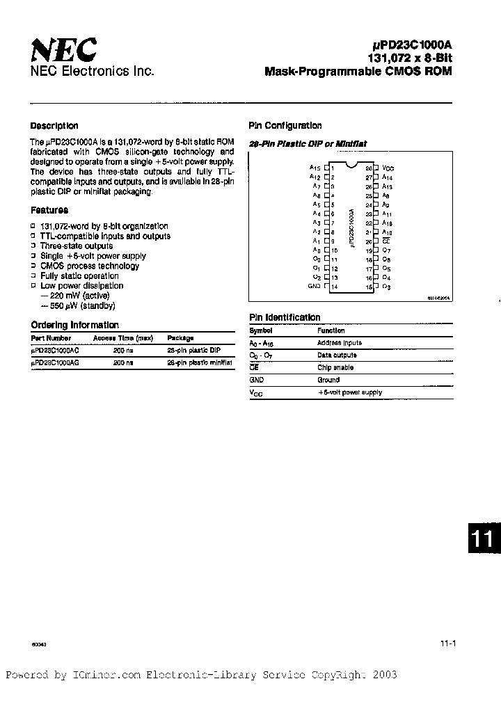 UPD23C1000C_7827182.PDF Datasheet