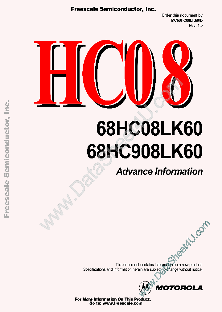MC68HC908LK60_7778595.PDF Datasheet