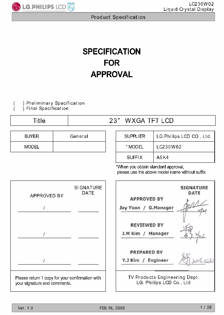 LC230W02-A5K4_7780558.PDF Datasheet