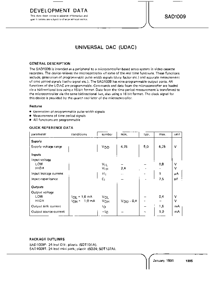 SAD1009T_7898510.PDF Datasheet