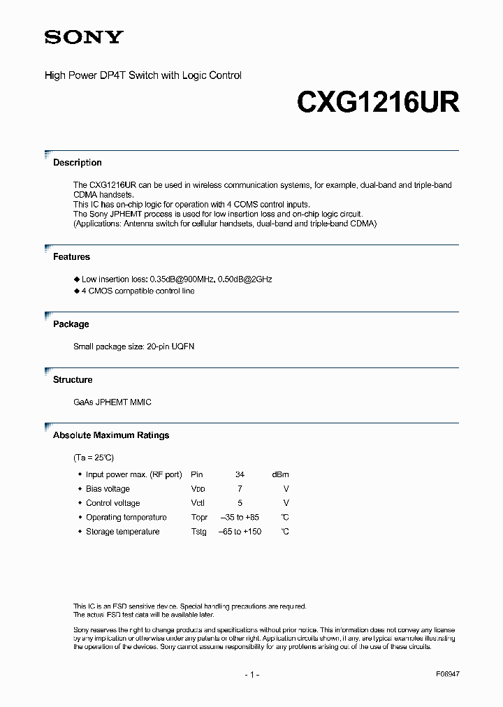 CXG1216UR_7906825.PDF Datasheet