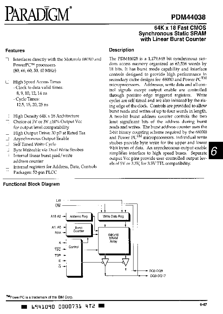 PDM44038S9JI_7906265.PDF Datasheet