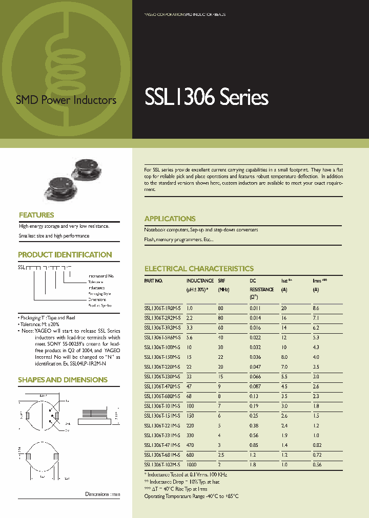 SSL1306T-150M-N_7913132.PDF Datasheet