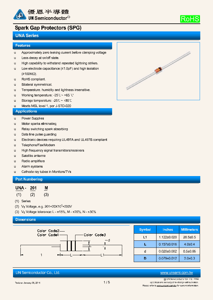 UNA-152M_7914186.PDF Datasheet