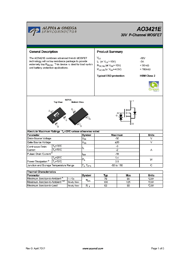 AO3421E_7915013.PDF Datasheet