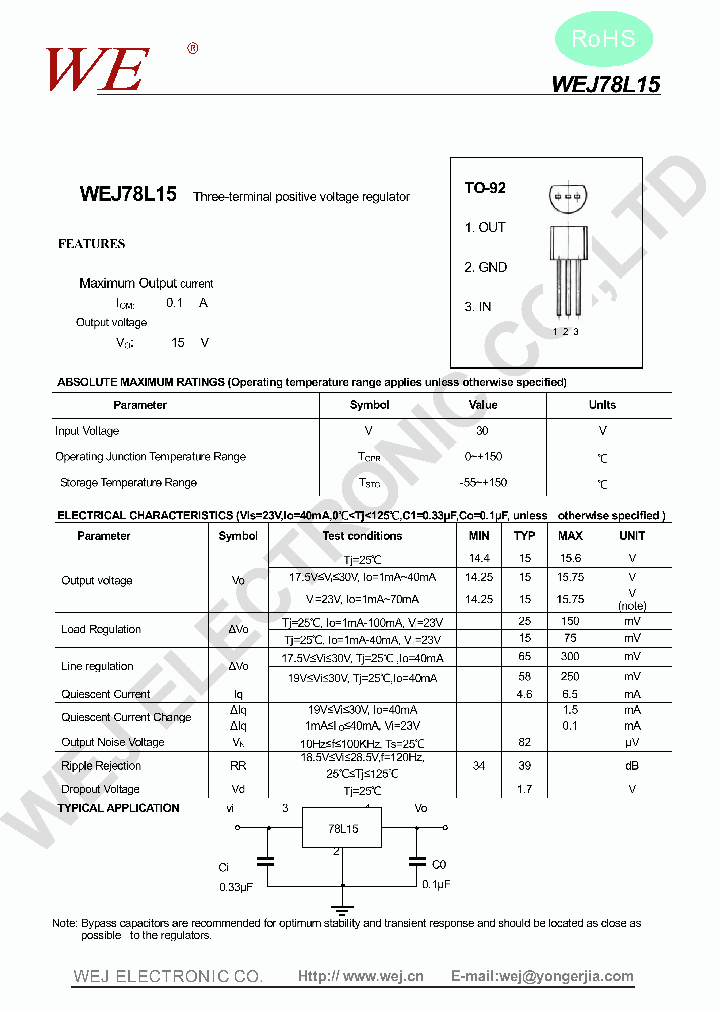 WEJ78L15-TO-92_7918710.PDF Datasheet