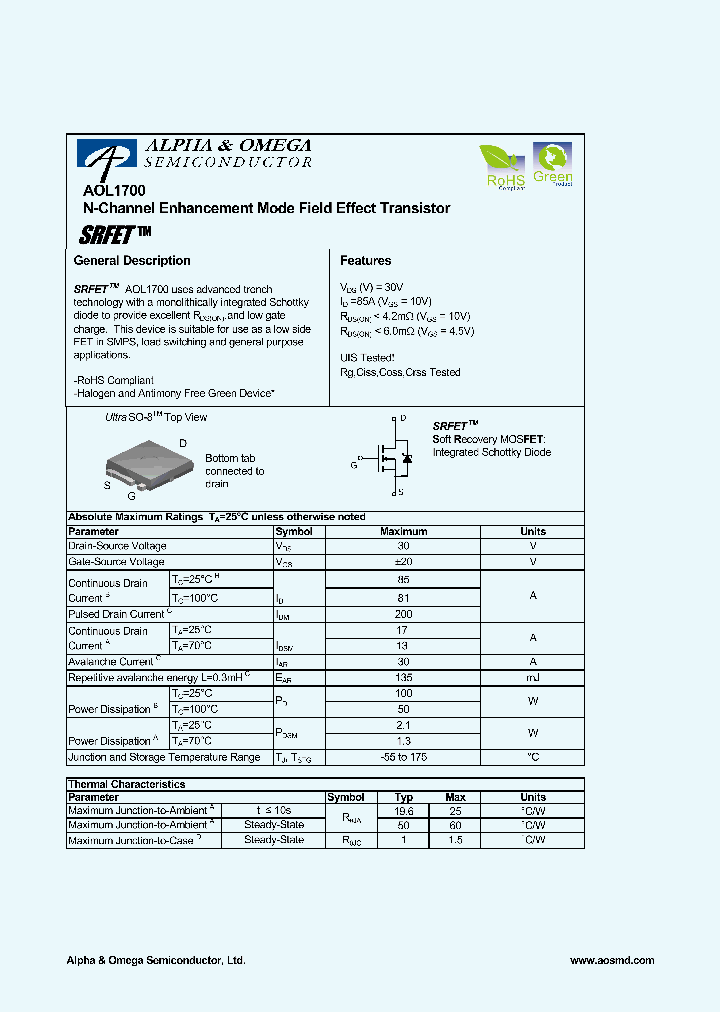 AOL1700_7925042.PDF Datasheet