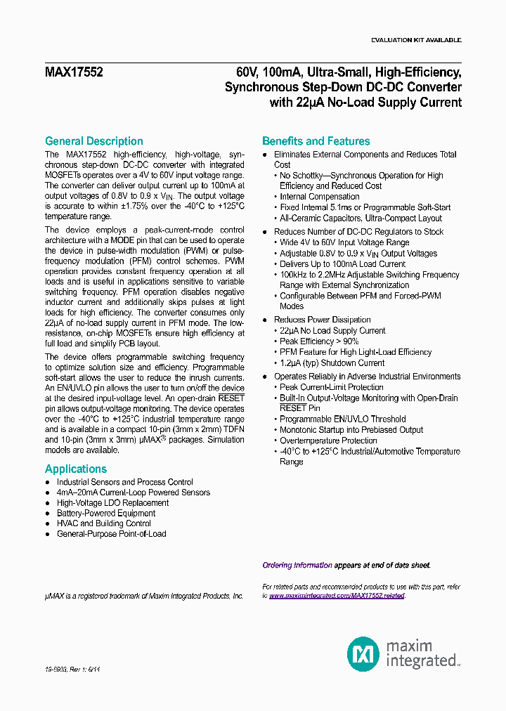 MAX17552_7925731.PDF Datasheet