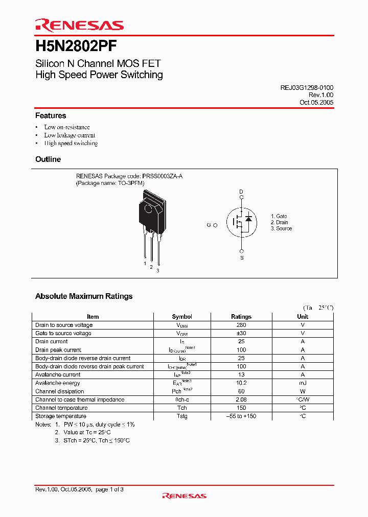 H5N2802PF_7928530.PDF Datasheet