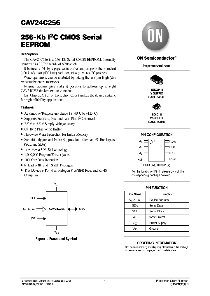 CAV24C256_7929244.PDF Datasheet