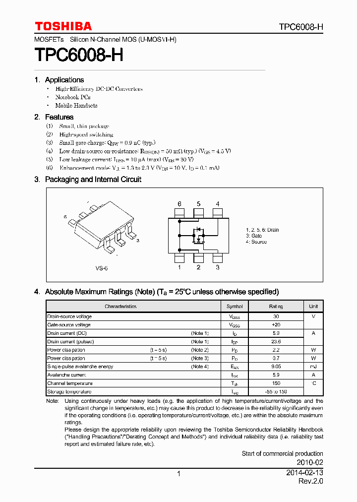 TPC6008-H_7932986.PDF Datasheet