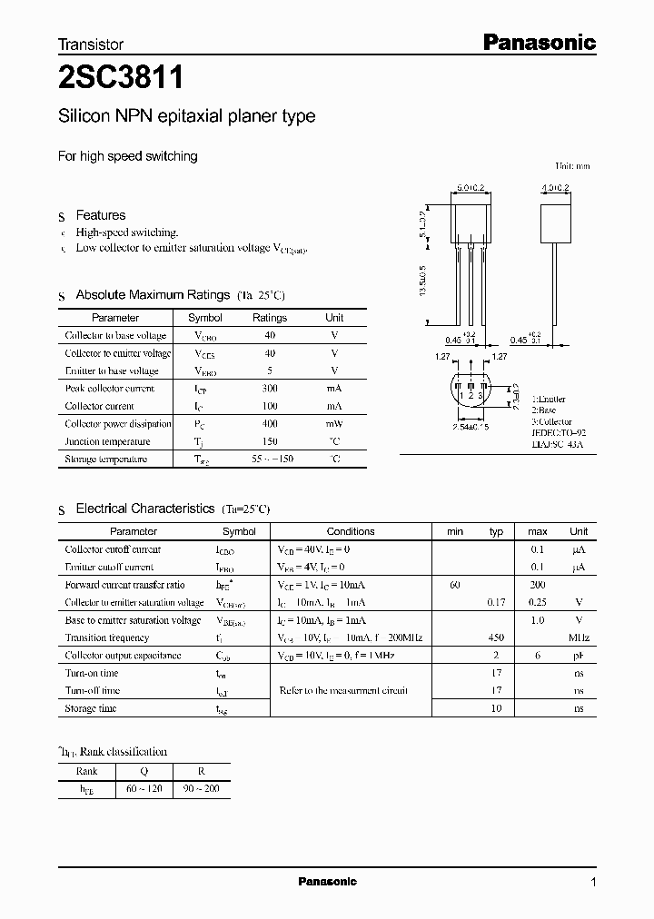 2SC3811Q_7945995.PDF Datasheet