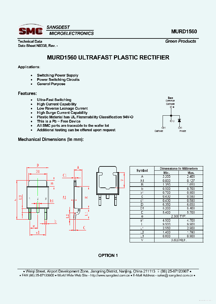 MURD1560_7793632.PDF Datasheet