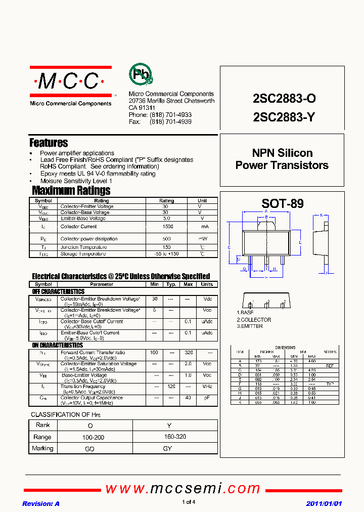 2SC2883-O_7969449.PDF Datasheet