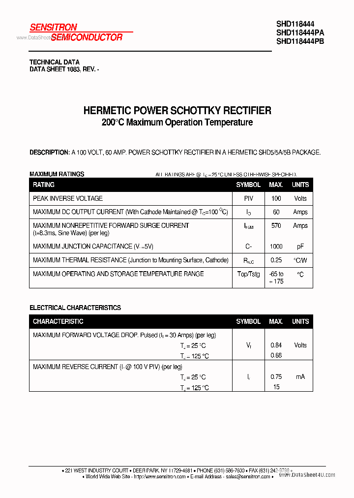 SHD118444PA_7795317.PDF Datasheet