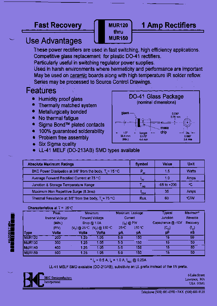 MUR150_7970781.PDF Datasheet