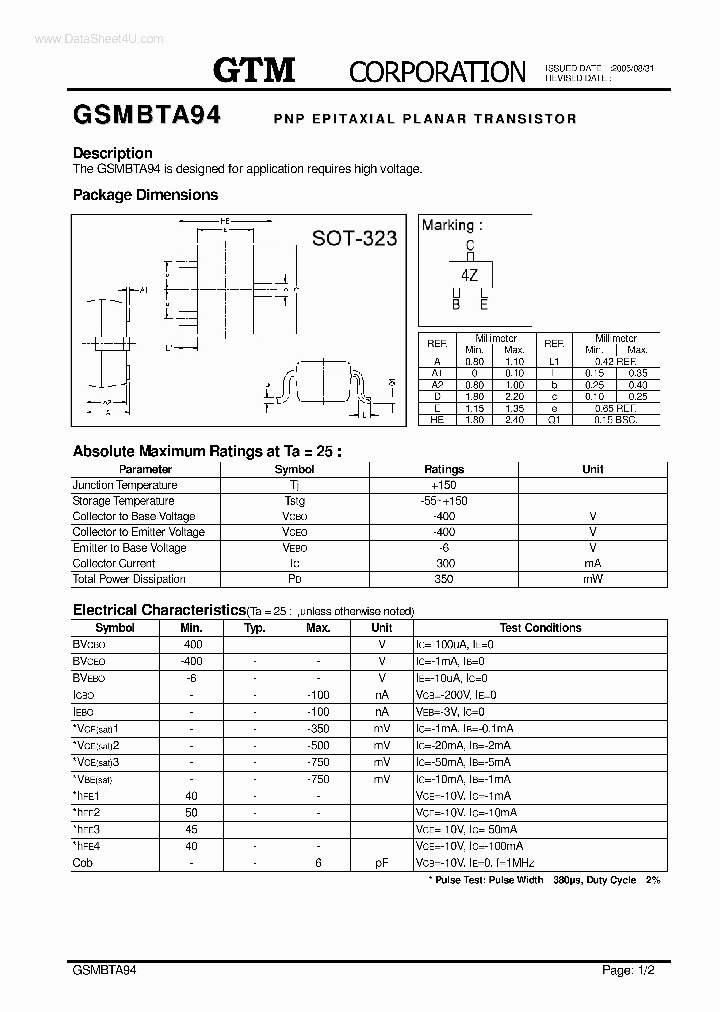 GSMBTA94_7802584.PDF Datasheet