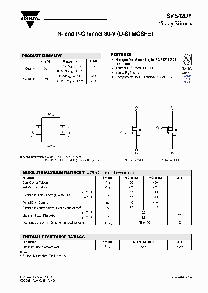 SI4542DY-T1-GE3_8005892.PDF Datasheet