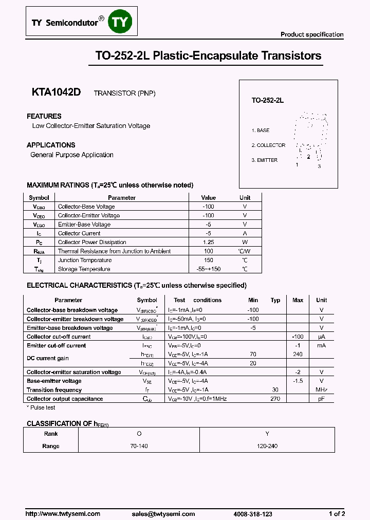 KTA1042D_8006644.PDF Datasheet