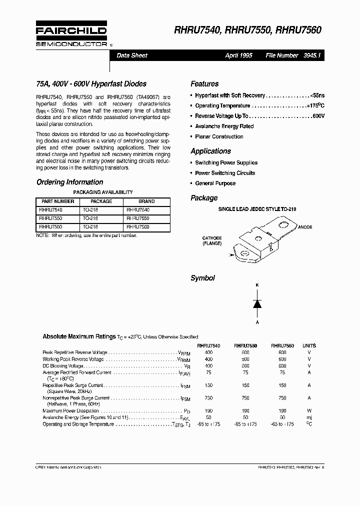 RHRU7560_8006405.PDF Datasheet