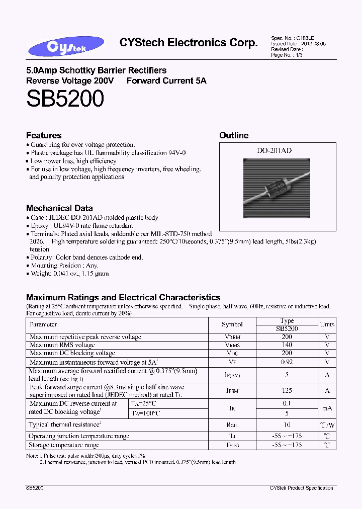 SB5200_8020037.PDF Datasheet