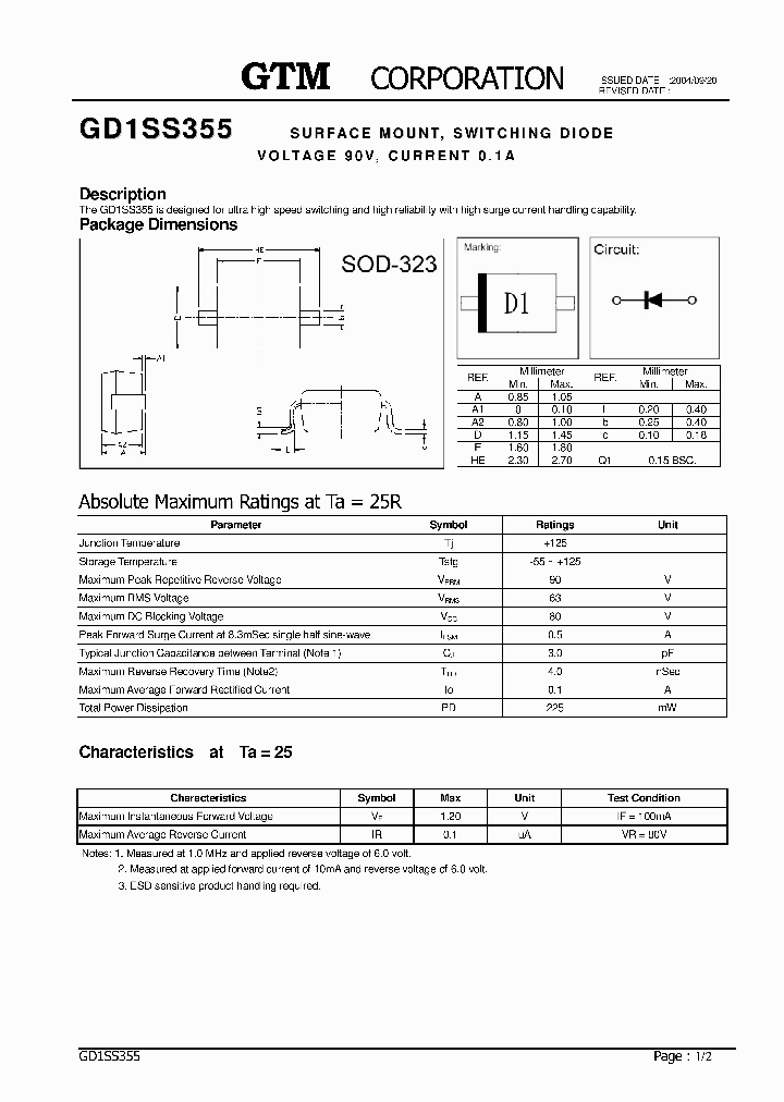 GD1SS355_8025275.PDF Datasheet