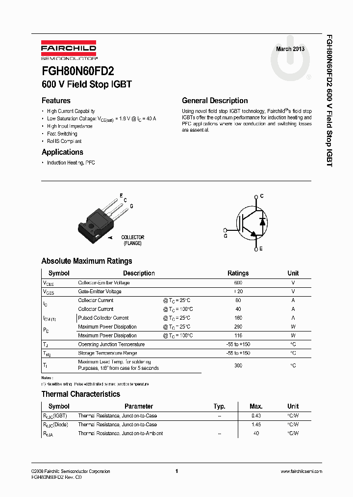 FGH80N60FD2_8037484.PDF Datasheet