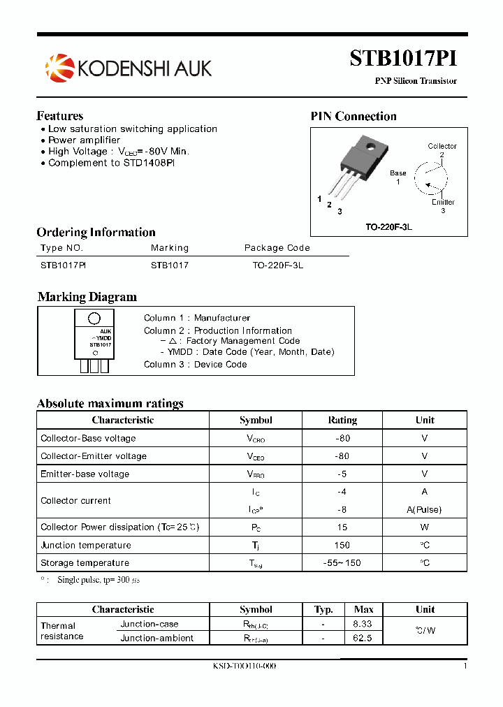 STB1017PI_8044185.PDF Datasheet