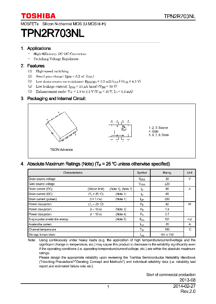 TPN2R703NL_8047847.PDF Datasheet