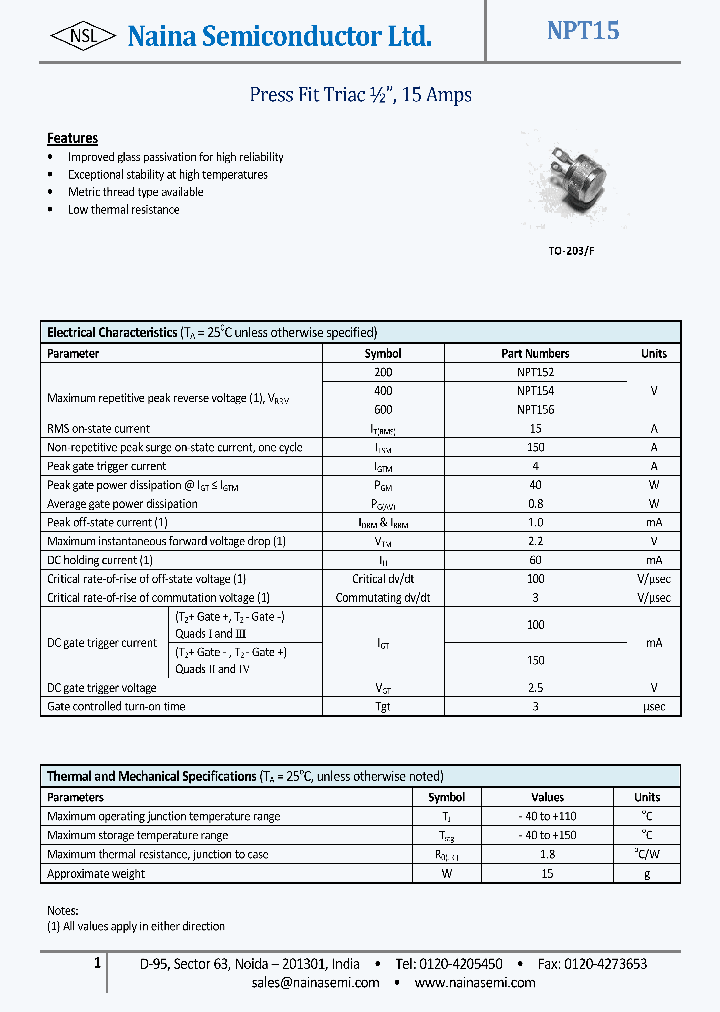 NPT15_8053673.PDF Datasheet