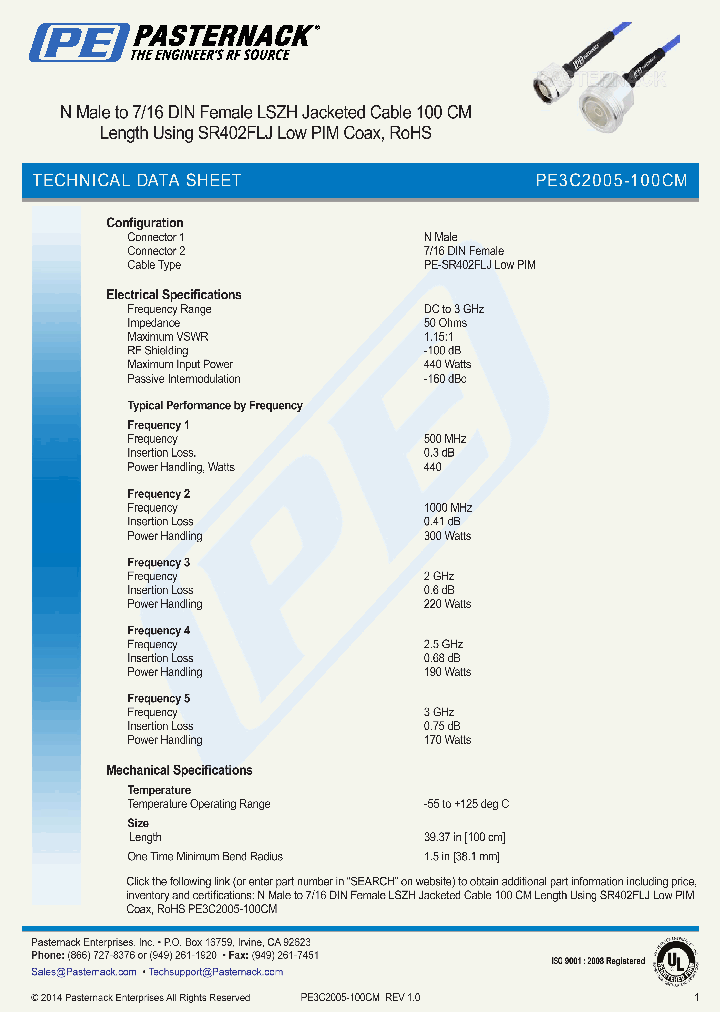 PE3C2005-100CM_8056849.PDF Datasheet