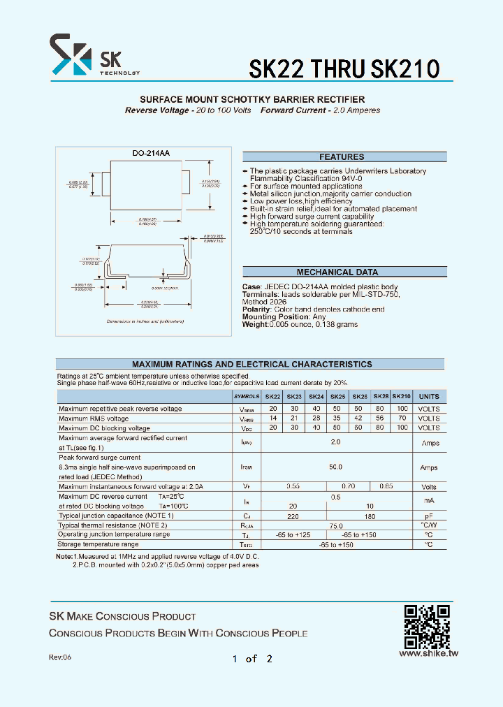 SK210_8060950.PDF Datasheet