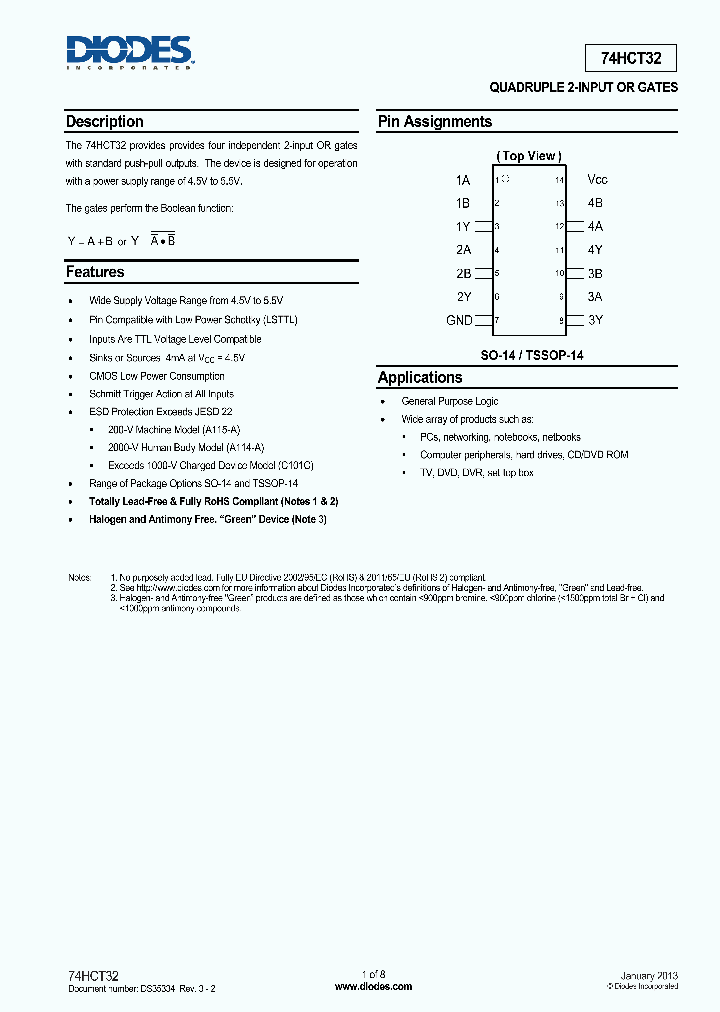 74HCT32_8069169.PDF Datasheet