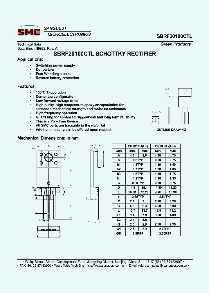 SBRF20100CTL_8070882.PDF Datasheet