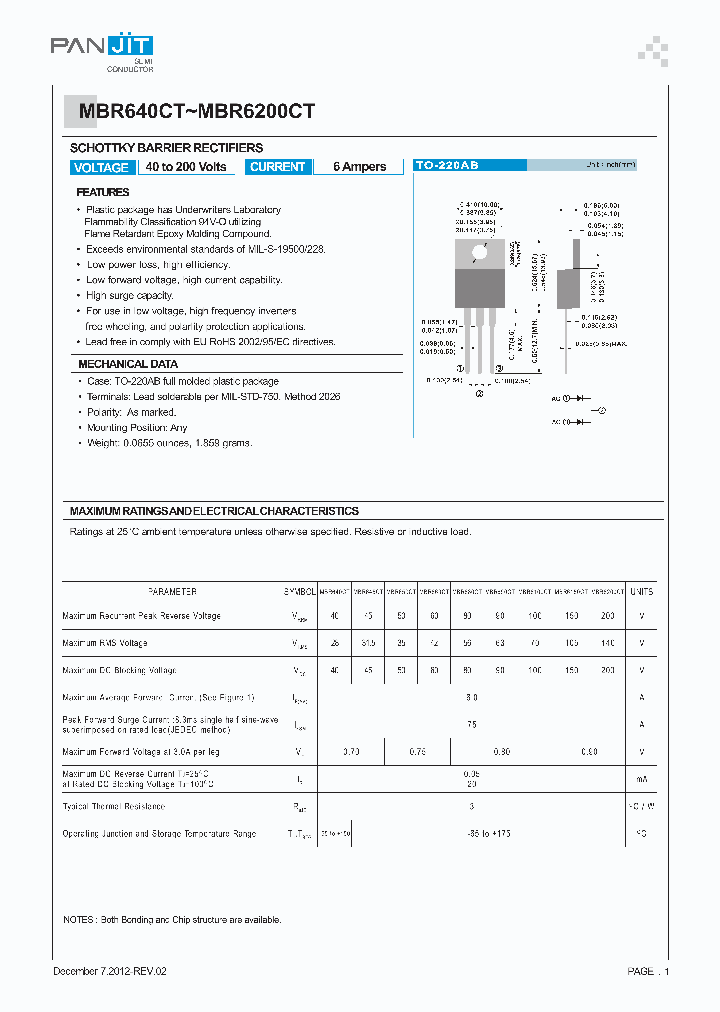 MBR650CT_8079246.PDF Datasheet