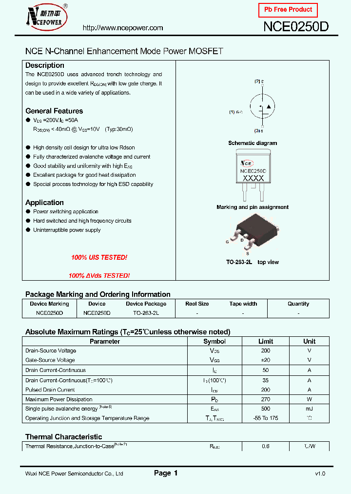 NCE0250D_8081301.PDF Datasheet