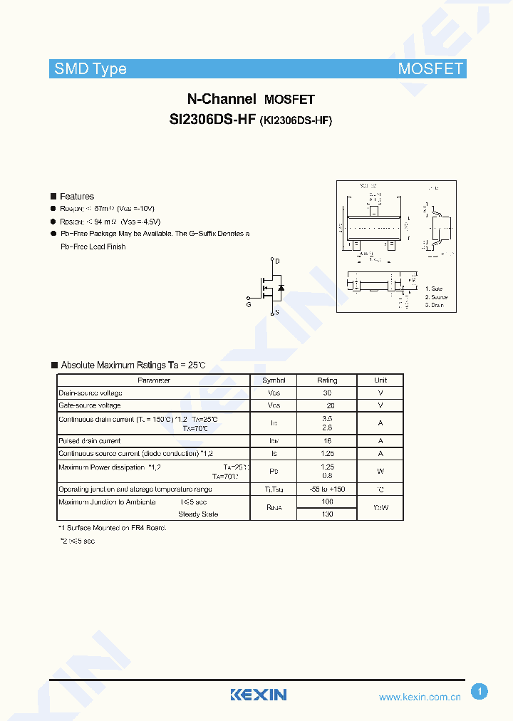 SI2306DS-HF_8081472.PDF Datasheet