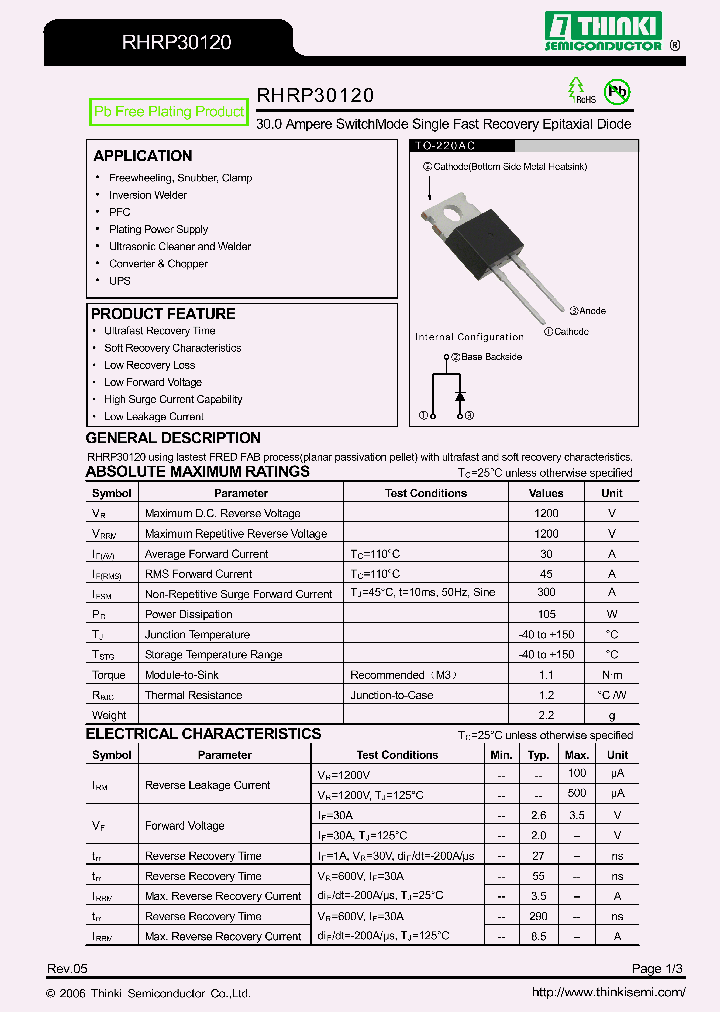 RHRP30120_8081905.PDF Datasheet