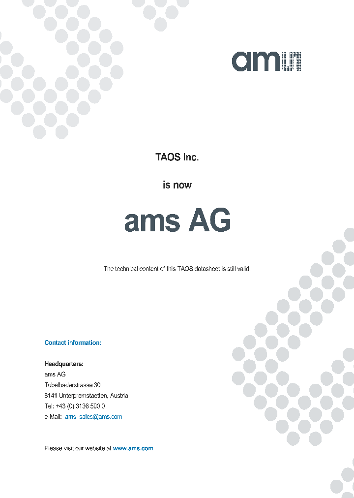 TSL230ARD_8085513.PDF Datasheet