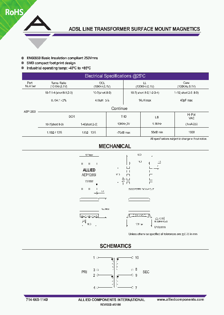 AEP128SI_8099566.PDF Datasheet